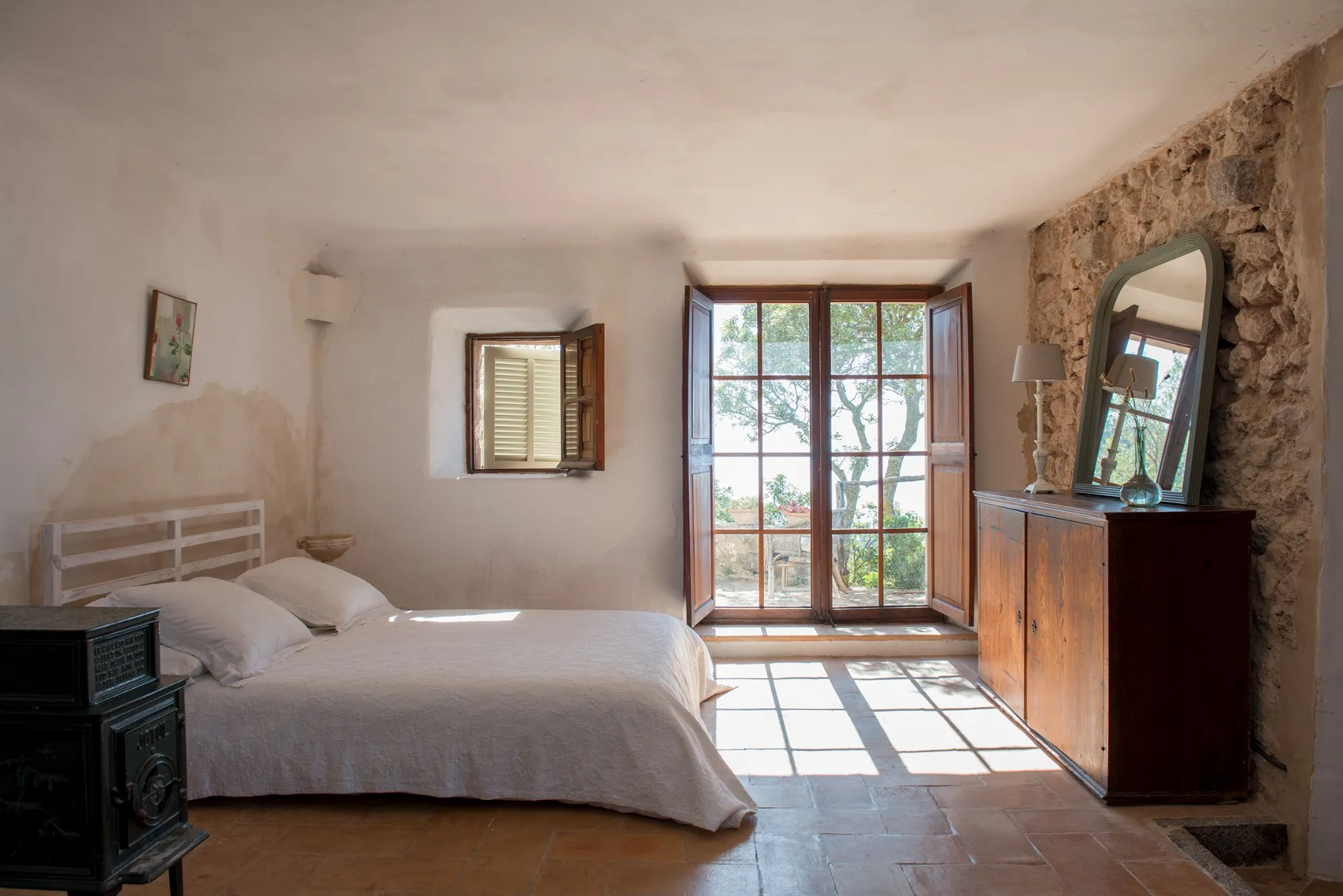 Doppelzimmer B mit Meerblick und Zugang zur Terrasse